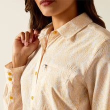 Load image into Gallery viewer, ARIAT LADIES VENTTEK LONG SLEEVE PAISLEY SHIRT STYLE
