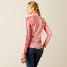 Load image into Gallery viewer, Ariat Sunstopper 3.0 1/4 Zip Baselayer- Flamingo Pink
