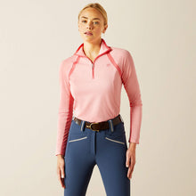 Load image into Gallery viewer, Ariat Sunstopper 3.0 1/4 Zip Baselayer- Flamingo Pink
