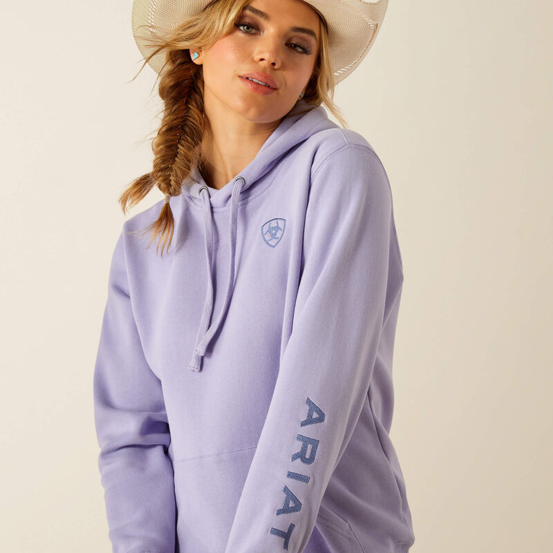 Ariat Ladies Logo Hoodie 2.0-SWEET LAVENDER