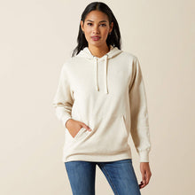 Load image into Gallery viewer, Ariat Ladies Logo Hoodie 2.0- Oatmeal Heather
