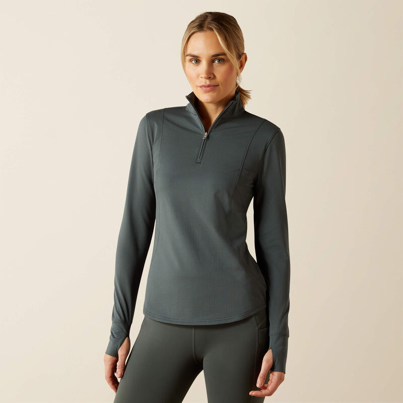 Gridwork 1/4 Zip Baselayer - URBAN CHIC