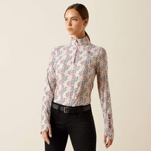 Load image into Gallery viewer, Ariat Lowell 3.0 1/4 Zip Baselayer - LEAFY PRINT
