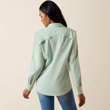 Load image into Gallery viewer, Ariat® Ladies VenTEK™ SILT GREEN Button Shirt
