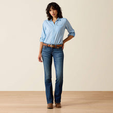 Load image into Gallery viewer, Ariat® Ladies VenTEK™ BLISSFUL BLUE Button Shirt
