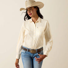 Load image into Gallery viewer, Ariat® Ladies VenTEK™ PEAR SORBET KALEIDOSCOPE Button Shirt

