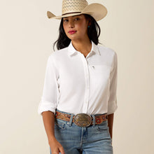 Load image into Gallery viewer, Ariat® Ladies VenTEK™ White Button Shirt
