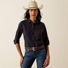 Load image into Gallery viewer, Ariat® Ladies VenTEK™ Black Button Shirt
