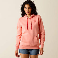 Load image into Gallery viewer, Ariat Ariat Logo 2.0 Hoodie - Peach Amber Heather
