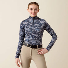 Load image into Gallery viewer, Ariat LunaVeil Youth 1/4 Zip Baselayer

