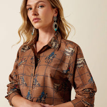 Load image into Gallery viewer, Ariat Homestyle Shirt - GLEN PLAID RODEO
