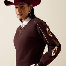Load image into Gallery viewer, Ariat Dakota Sweatshirt - CHOCOLATE PLUM
