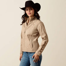 Load image into Gallery viewer, Ariat Logo Softshell Jacket - FADED LEOPARD
