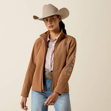 Load image into Gallery viewer, Ariat Logo Softshell Jacket - DACHSHUND HEATHER
