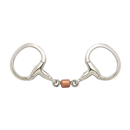 Eggbutt Snaffle Bit with 5 in. 3 pc. Roller Mouthpiece
