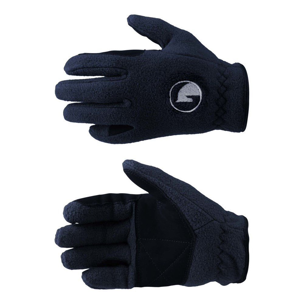 Horze Kids Gloves - Fleece - Navy