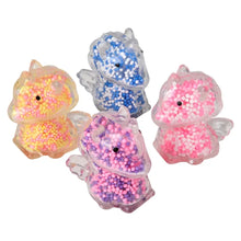 Load image into Gallery viewer, 2.3&quot; Mini Squeezy Foam Bead Unicorn Single Toys
