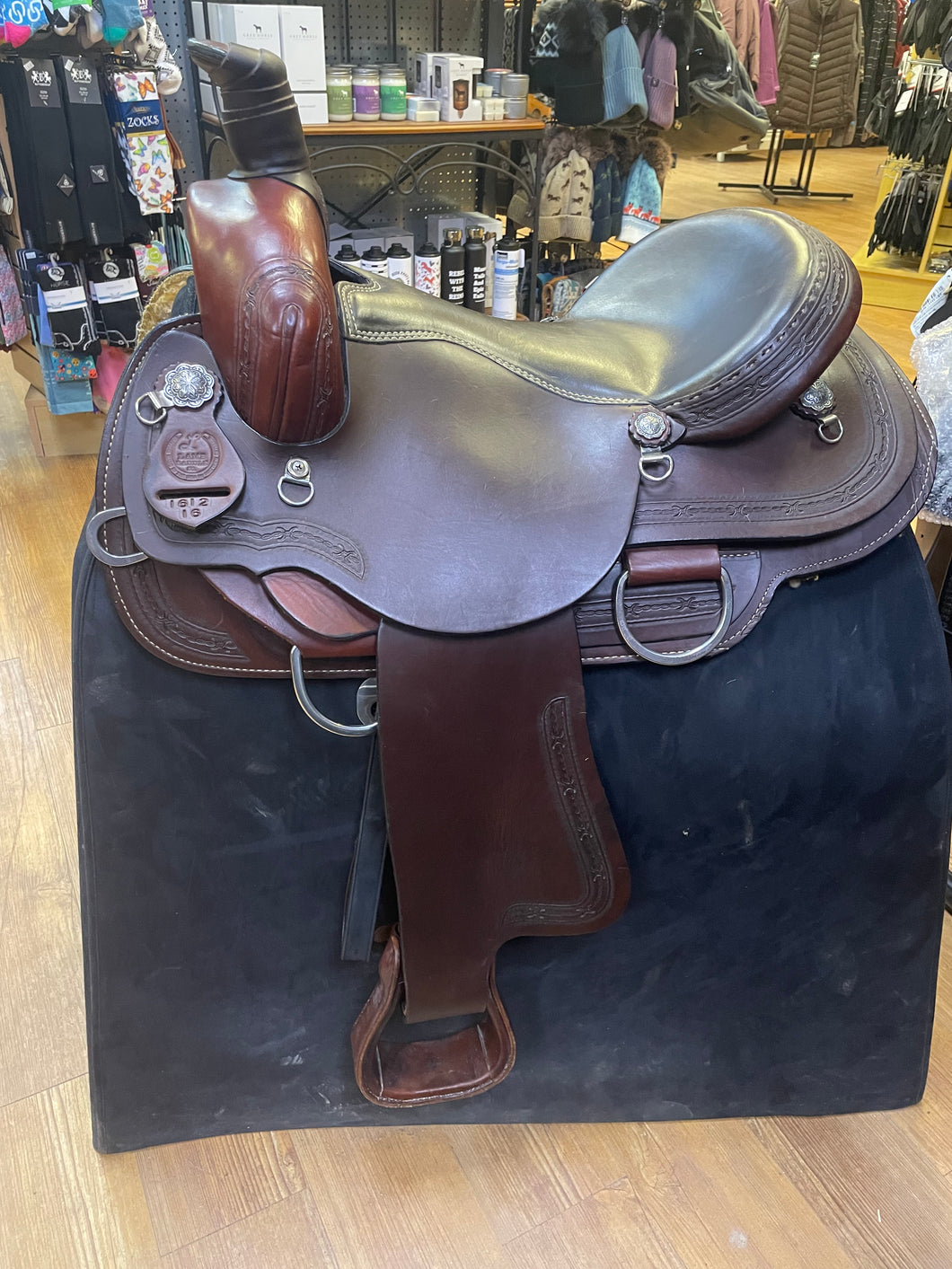 Used 16” Lame Saddlery Western Saddle