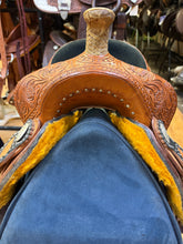 Load image into Gallery viewer, Used 14” Youth Barrel Western Saddle #27250
