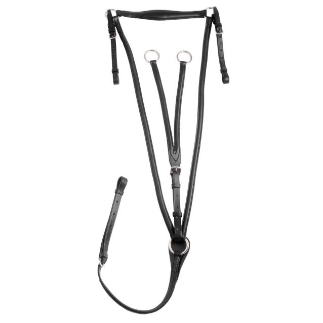 Raised Running Breastplate Martingale Cob
