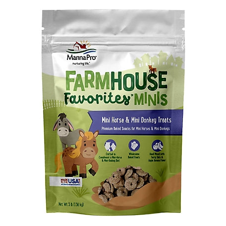 Farmhouse Favorites Mini Horse and Mini Donkey Treats, 3 lb