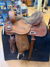 Load image into Gallery viewer, Used 14” Circle Y Kelly Kaminski "Shining Star" Barrel Racer #28500
