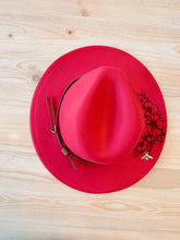Load image into Gallery viewer, Wild Indigo Fedora Burned Hats
