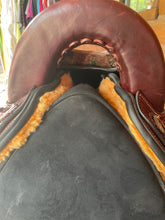 Load image into Gallery viewer, Used 17” Circle Y Grey Forest Trail Endurance Saddle #18223
