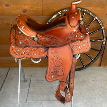 Load image into Gallery viewer, Used 16” Custom Skyhorse Western Saddle
