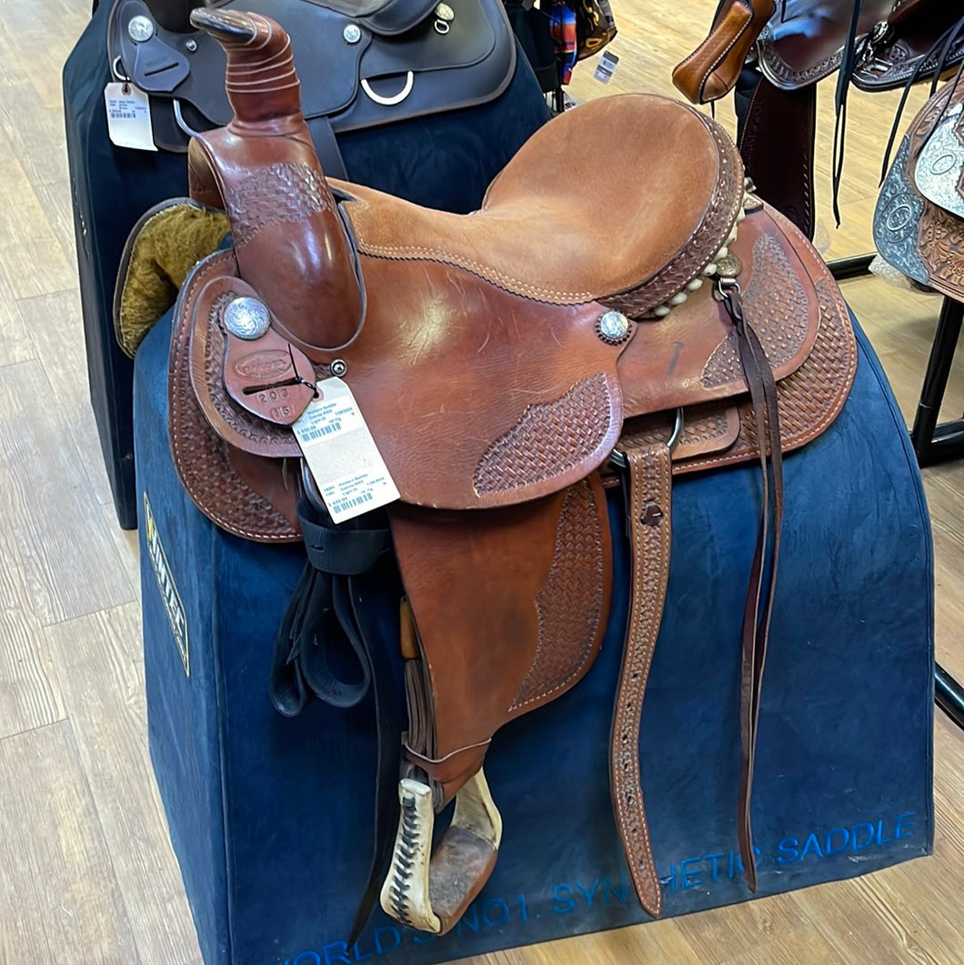 Used 15” Dakota 203 Western Saddle #16201