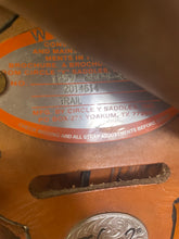 Load image into Gallery viewer, Used 15” Circle Y Walnut Grove Western Saddle #25407
