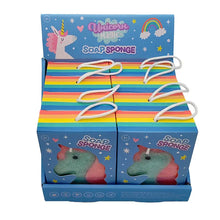 Load image into Gallery viewer, Unicorn Magic Unicorn Shaped Soap Sponge
