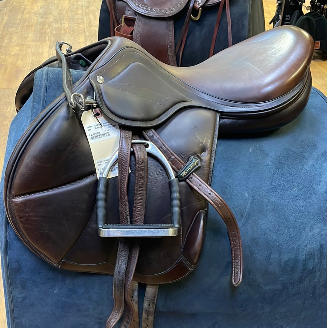 Used 17” Amerigo Vega Monoflap Saddle #16305