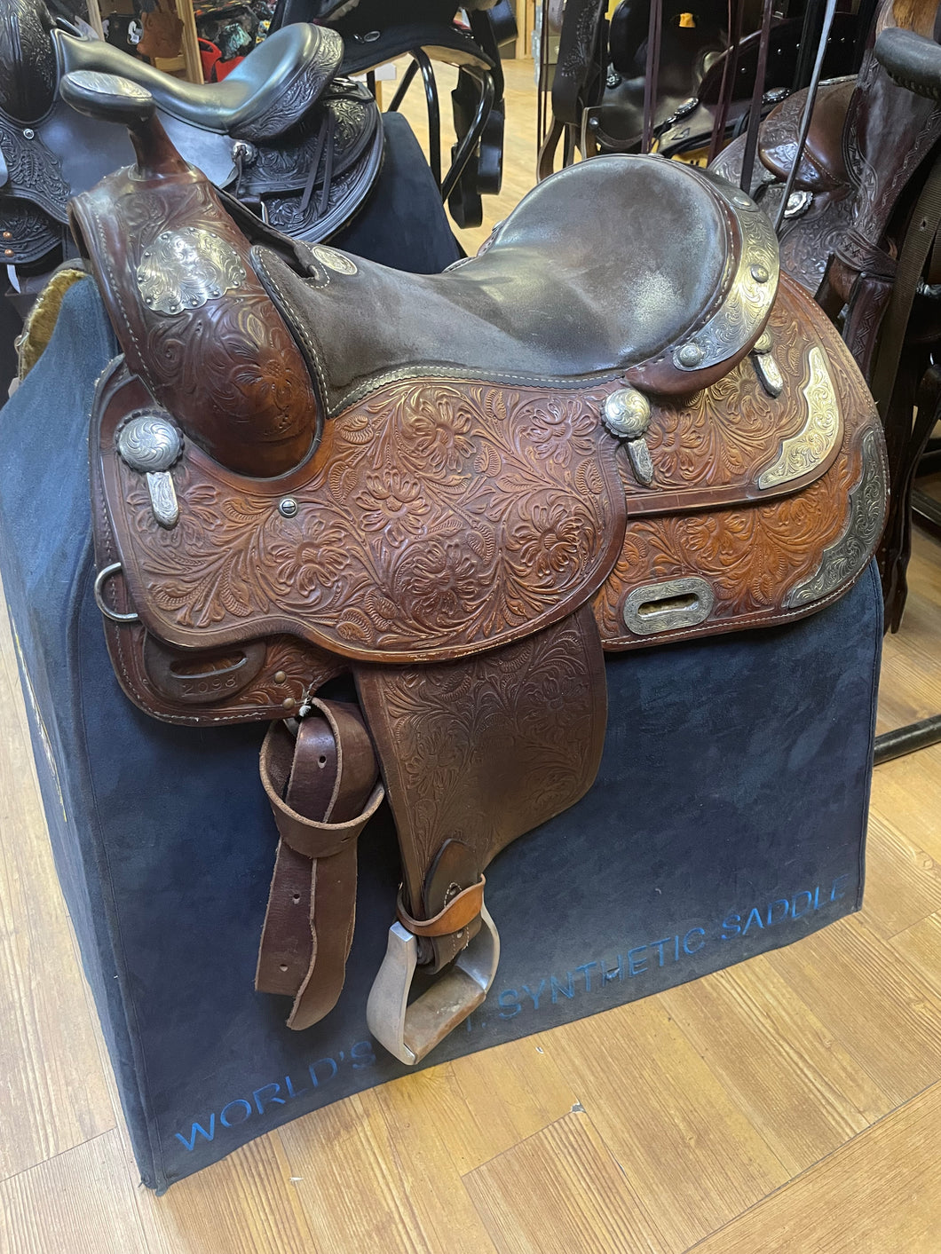 Used 16” Billy Cook Western Show Saddle #20251