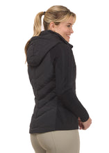 Load image into Gallery viewer, Kerrits EquiTech Hybrid Hooded Quilted Jacket - Black
