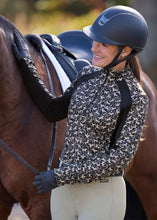 Load image into Gallery viewer, Kerrits Traverse Quarter Zip Fleece Tech Top - Wrought Iron Horses
