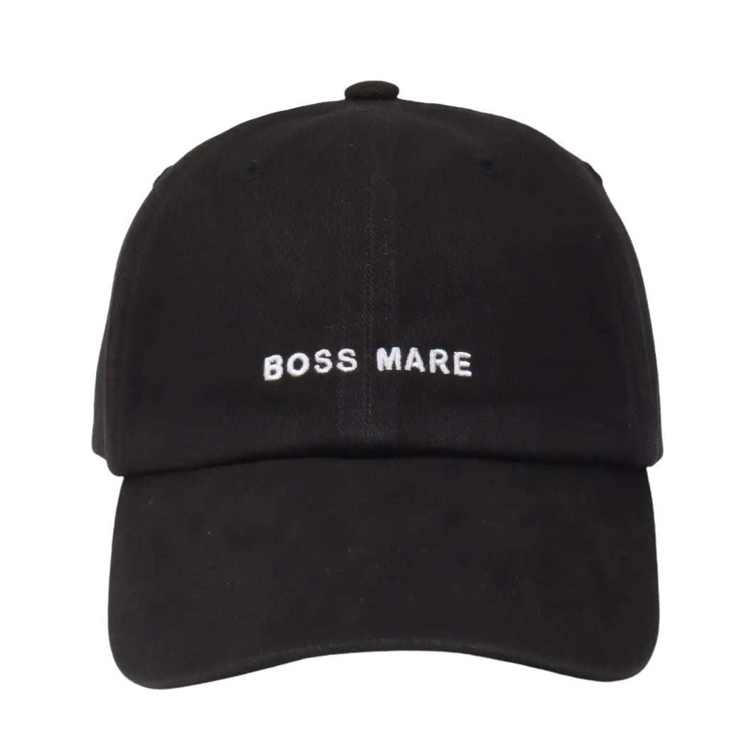 Hatphile Boss Mare Black Soft Baseball Cap