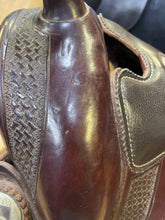 Load image into Gallery viewer, Used 17” Bar J Western Saddle #20664
