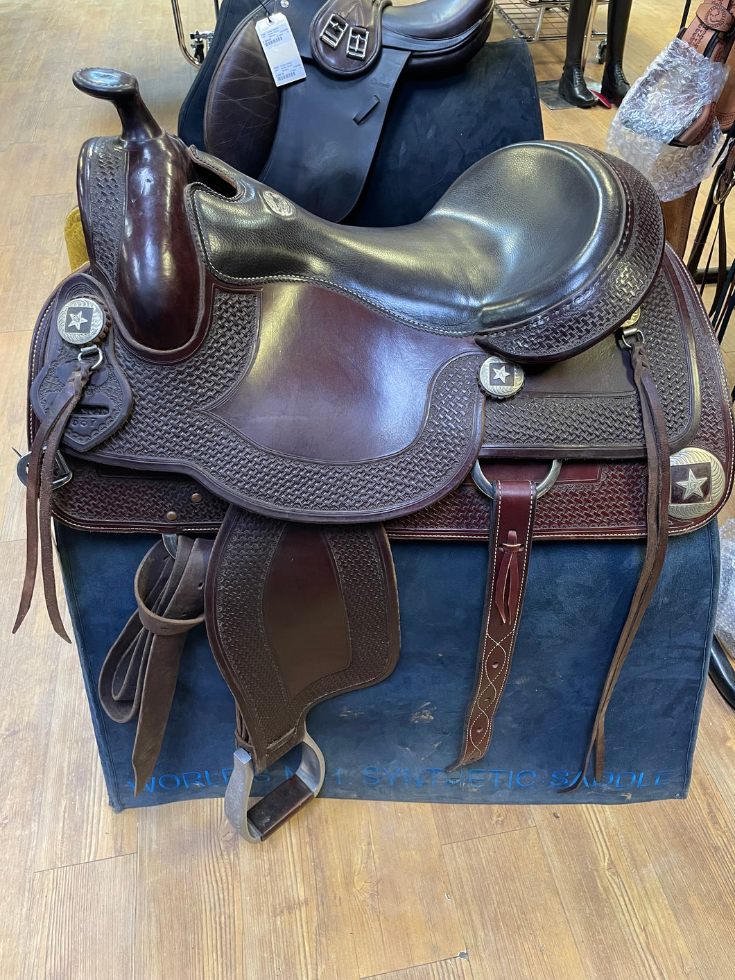 Used 17” Bar J Western Saddle #20664