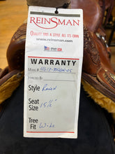 Load image into Gallery viewer, Used 15.5” Reinsman Wade Ranch Saddle #27287
