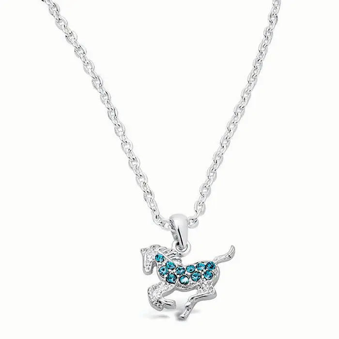 AWST Kid's Galloping Horse Necklace