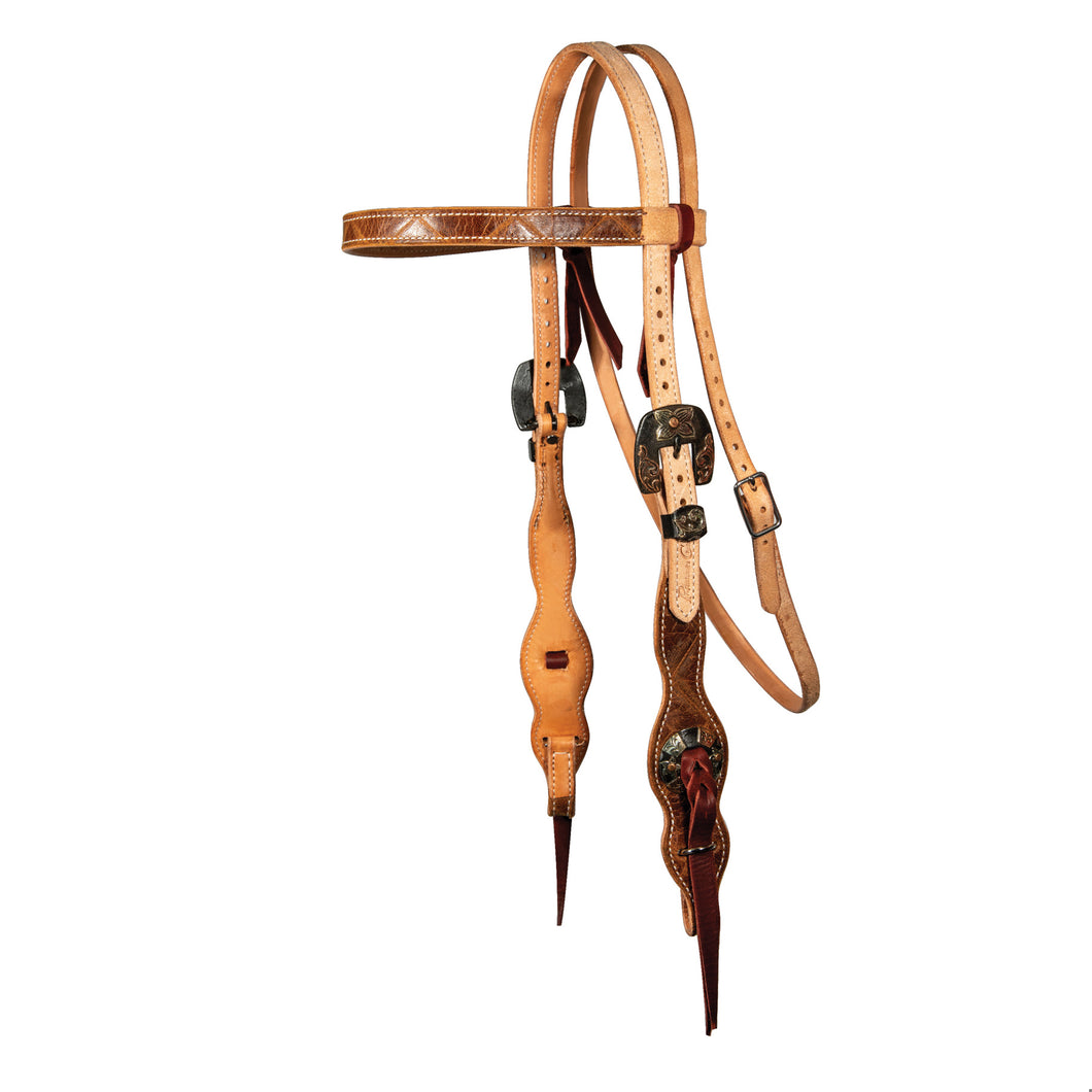 Professional's Choice TSSL Rough Out Browband Headstall