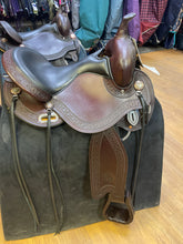 Load image into Gallery viewer, Custom 16” Circle Y Delta Western Trail Saddle 1680
