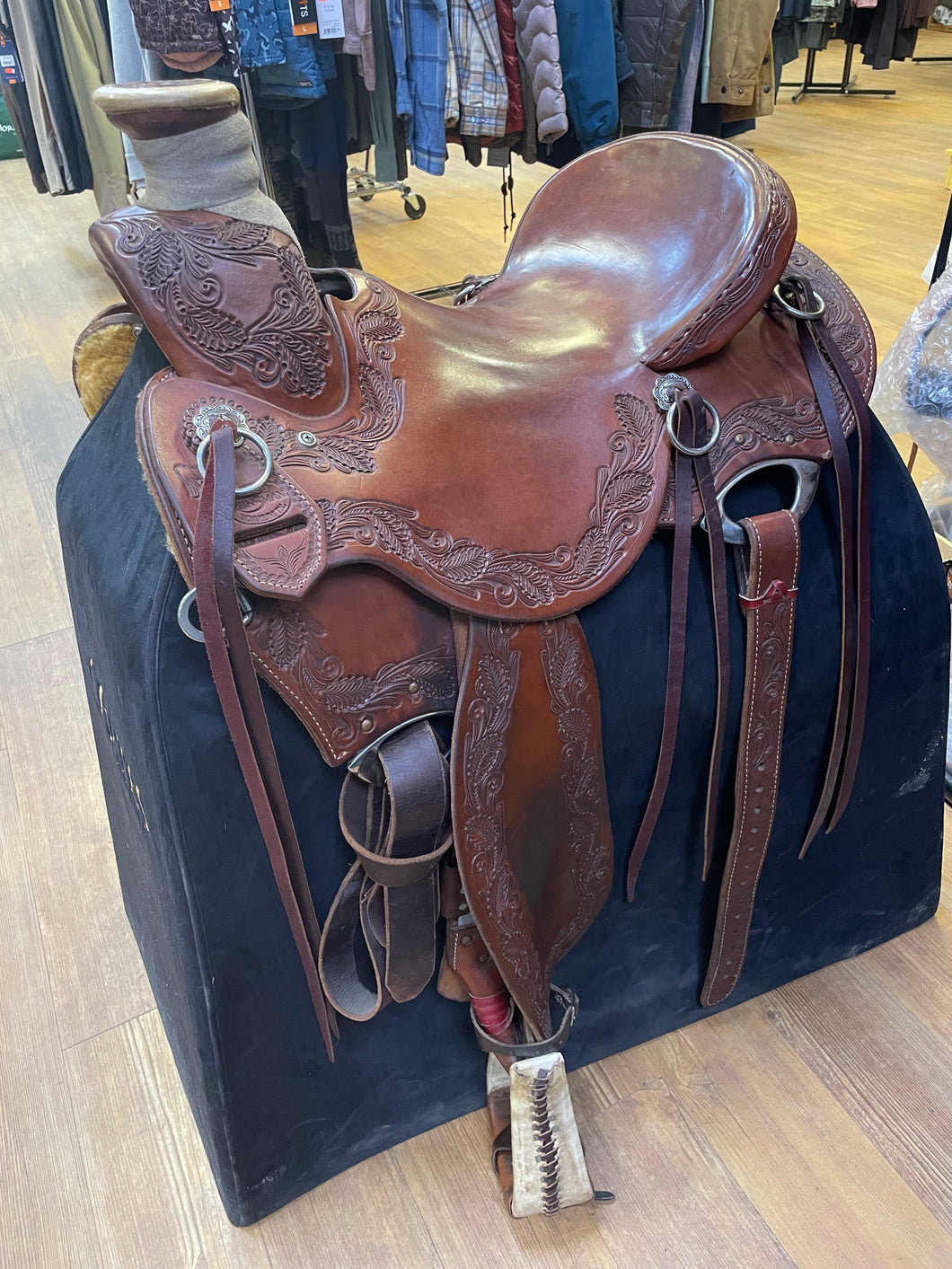 Used 15.5” Reinsman Wade Ranch Western Saddle