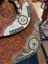 Load image into Gallery viewer, Used 16” Big Horn Congress Western Pleasure Show Saddle #27561
