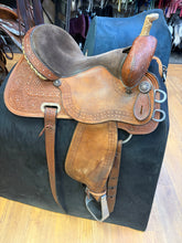 Load image into Gallery viewer, Used 14” Circle Y Kelly Kaminski "Shining Star" Barrel Racer #28500

