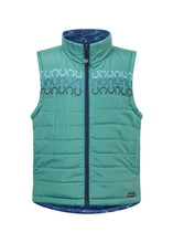Load image into Gallery viewer, Kerrits Kids Ride the Wind Reversible Quilted Riding Vest - Aqua

