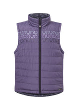 Load image into Gallery viewer, Kerrits Kids Ride the Wind Reversible Quilted Riding Vest - Plumnoir
