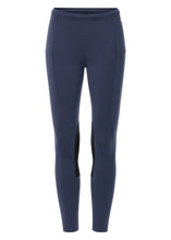 Load image into Gallery viewer, Kerrits Kids Performance Knee Patch Pocket Riding Tight - Stormy Blue
