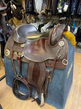 Load image into Gallery viewer, Used 17” Bar J Western Saddle #20664
